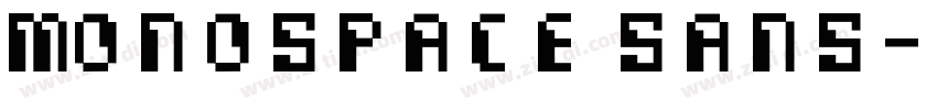 monospace sans字体转换